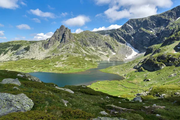 Vue Imprenable Sur Les Sept Lacs Rila Montagne Rila Bulgarie — Photo