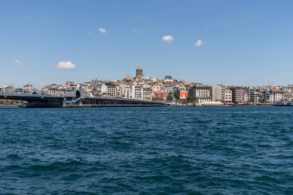 Istanbul Turkey Juli 2019 Fantastisk Panorama Från Bosporen Till Staden — Stockfoto