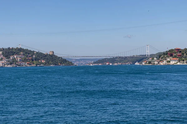 Istanbul Turquía Julio 2019 Increíble Panorámica Del Bósforo Ciudad Estambul — Foto de Stock