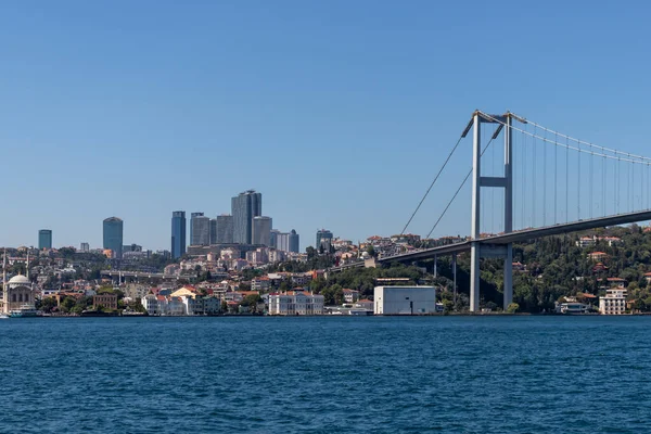 Istanbul Turquie Juillet 2019 Panorama Incroyable Bosphore Ville Istanbul Turquie — Photo