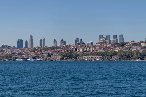 Istanbul Turkey July 2019 Amazing Panorama Bosporus City Istanbul Turkey — Stock Photo, Image