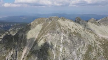 Aerial summer view of Golyan Kupen peak, Rila Mountain, Bulgaria