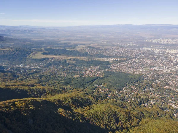 Bulgaristan Sofya Kentindeki Vitosha Dağı Nın Şaşırtıcı Sonbahar Manzarası — Stok fotoğraf