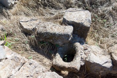 Bulgaristan 'ın Blagoevgrad Bölgesi' nin Petrich kenti yakınlarındaki Heraclea Sintica antik Makedonya kalıntıları