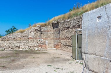 Bulgaristan 'ın Blagoevgrad Bölgesi' nin Petrich kenti yakınlarındaki Heraclea Sintica antik Makedonya kalıntıları