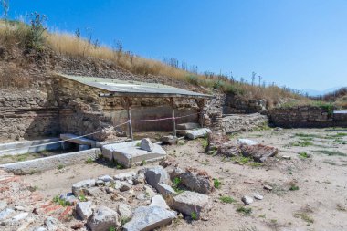 Bulgaristan 'ın Blagoevgrad Bölgesi' nin Petrich kenti yakınlarındaki Heraclea Sintica antik Makedonya kalıntıları