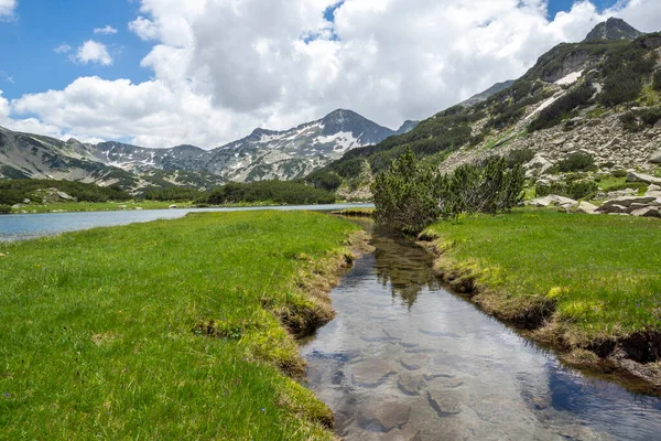 Paisagem Incrível Perto Rio Banderitsa Montanha Pirin Bulgária — Fotografia de Stock