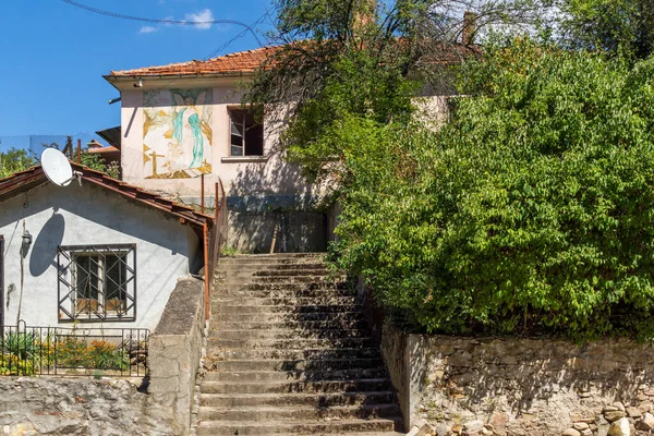 Villaggio Svezhen Con Autentiche Case Ottocentesche Regione Plovdiv Bulgaria — Foto Stock