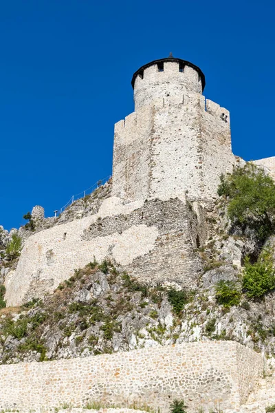 Ruinen Der Mittelalterlichen Festungsstadt Golubac Ufer Der Donau Serbien — Stockfoto