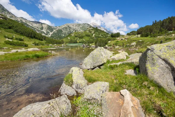 Дивовижний Краєвид Піринської Гори Біля Озера Бандерица Болгарія — стокове фото