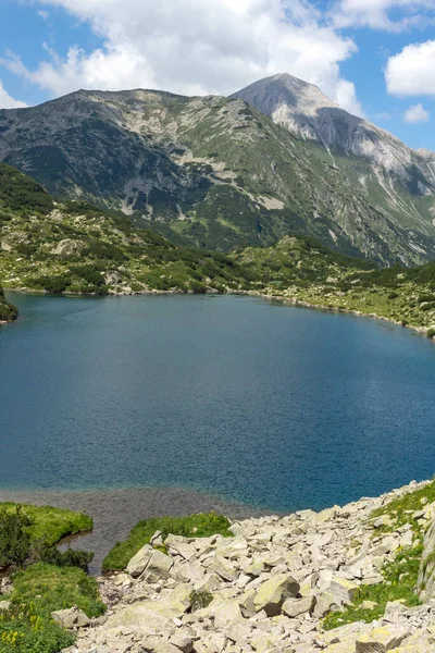 Pemandangan Gunung Pirin Yang Menakjubkan Dekat Danau Fish Banderitsa Bulgaria — Stok Foto