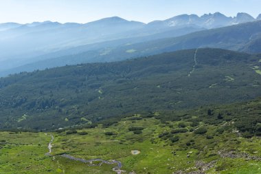 Rila Dağı inanılmaz manzara yakın korkunç göl, Bulgaristan