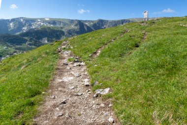 Rila Dağı inanılmaz manzara yakın korkunç göl, Bulgaristan