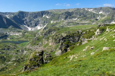 Rila Dağı inanılmaz manzara yakın korkunç göl, Bulgaristan