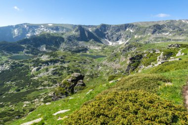 Landscape of Rila Mountain near The Scary lake, Bulgaria