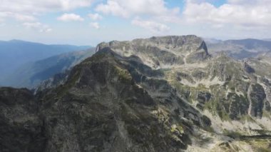 Aerial summer view of Malyovitsa peak, Rila Mountain, Bulgaria