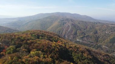 Bulgaristan 'ın Vitosha Dağı' nın İnanılmaz Sonbaharı