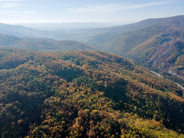 Niesamowita Panorama Lotu Ptaka Góry Witosza Region Sofii Bułgaria — Zdjęcie stockowe