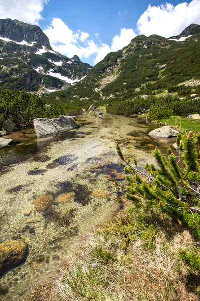 Amazing Summer View Pirin Mountain Popovo Lake Bulgaria — Stock Photo, Image