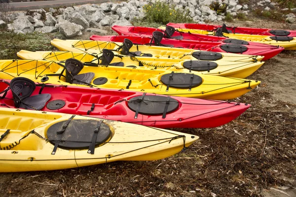 Colorful Touring Kayaks — Stock Photo, Image