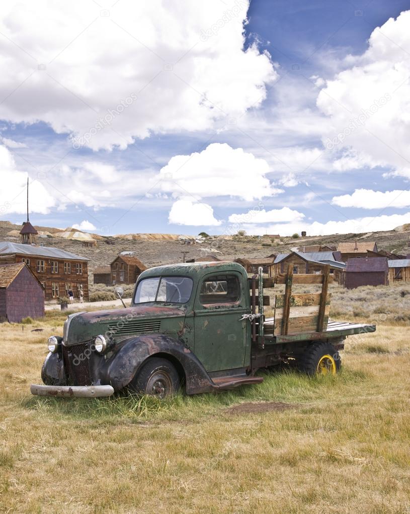 Ghost Truck in a Ghost Town