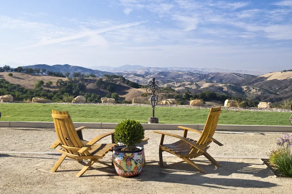 Vista del paese del vino in California — Foto Stock