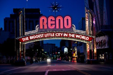 Downtown Reno Sign clipart