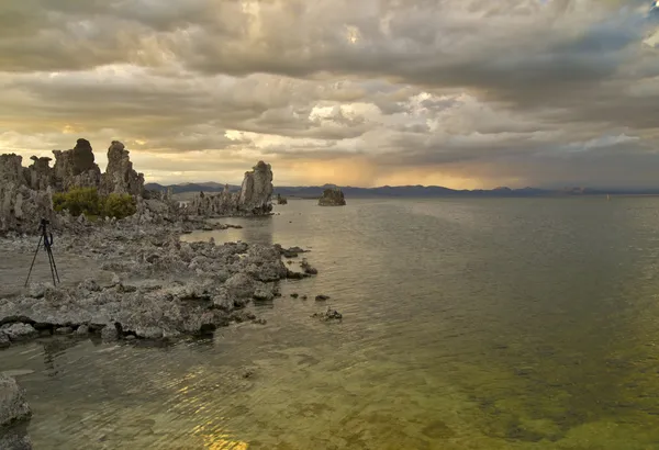 Stormy Skies на заході сонця — стокове фото