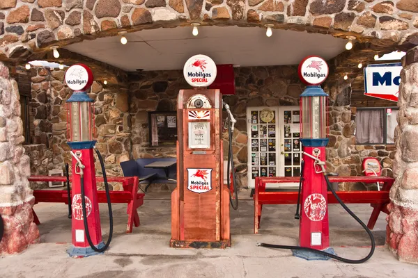 Vintage Route 66 Gas Station — Stockfoto