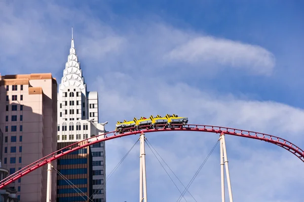 Coney island achtbaan — Stockfoto