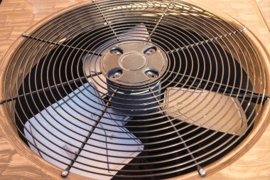 HVAC Kondenser fanı yakın çekim