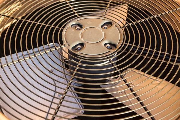 HVAC Condenser Fan Close Up — Stock Photo, Image