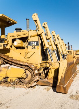 Earth Moving Bulldozers clipart