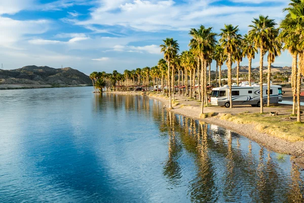 RV Acampar em Laughlin, Nevada — Fotografia de Stock