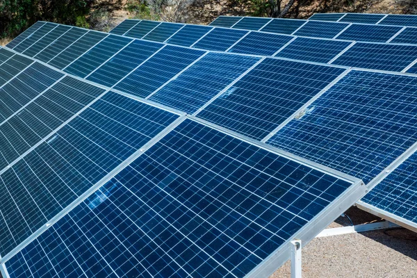 Energia słoneczna panele — Zdjęcie stockowe