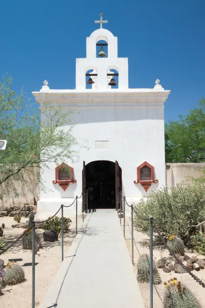 De kapel op de missie san xavier — Stockfoto