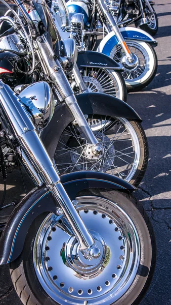Motorcycle Front Wheels — Stock Photo, Image