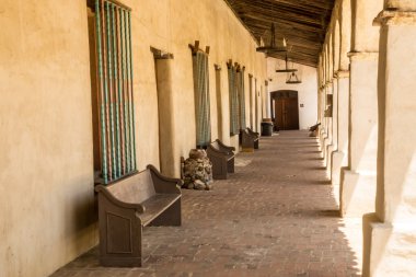Colonnade at a Spanish Mission clipart