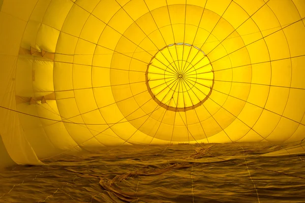 Abstract Patterns Inside a Hot Air Balloon — Stock Photo, Image