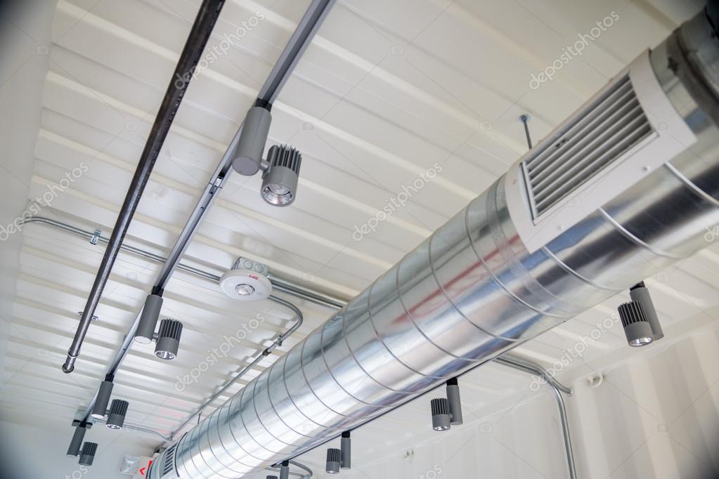 Exposed Ductwork In Design Stock Photo Woodkern 40263041 Exposed Ductwork In Design Stock Photo