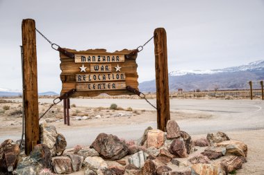 Manzanar Sign clipart
