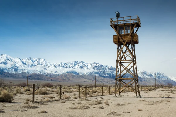 Manzanar watch tower — Zdjęcie stockowe