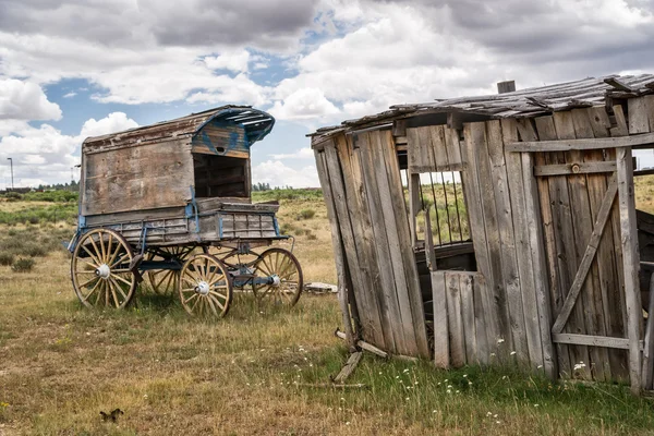 Old Time Vaquero Sheriff 's Wagon —  Fotos de Stock