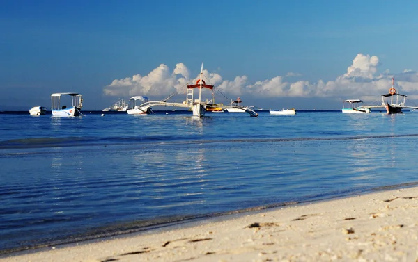 Morgon på ön bohol, Filippinerna Stockbild