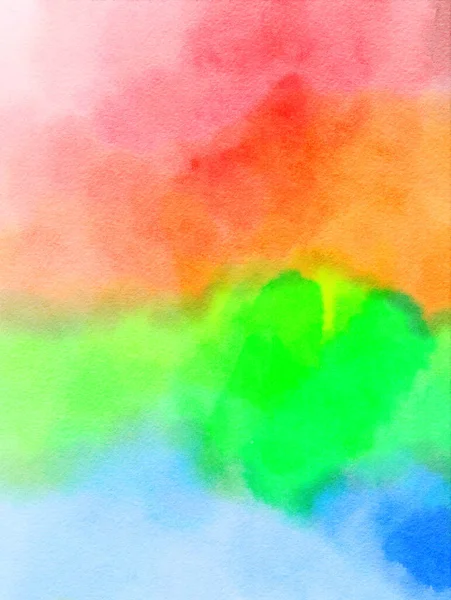 Backdrop Image Rainbow Painted Brush Strokes — Stock Photo, Image