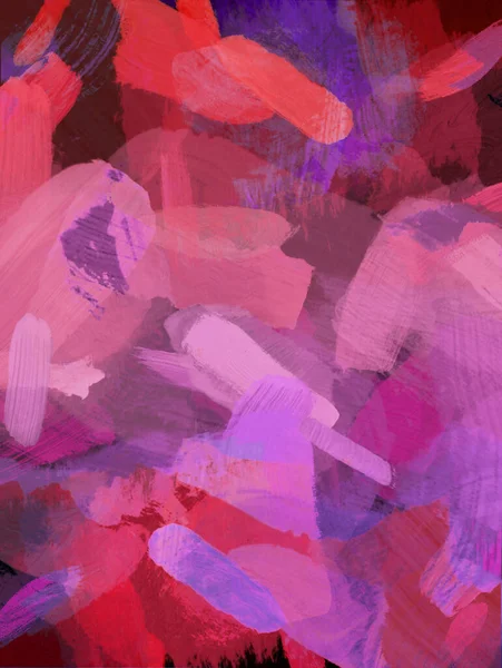 Флуоресцентное Раскрашенное Фоновое Изображение Большими Мазками Кисти Грязной Краской — стоковое фото