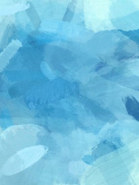 Büyük fırça darbeleri ve dağınık boya ile boyanmış kırmızı arkaplan resmi