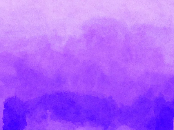 Ein Blaues Und Violettes Aquarell Auf Aquarellpapier Hintergrund — Stockfoto