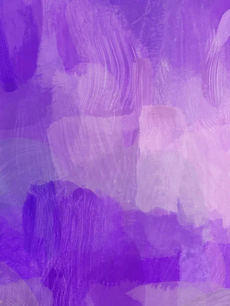 Pintado Abstracto Púrpura Imagen Fondo Con Grandes Pinceladas Pintura Desordenada — Foto de Stock