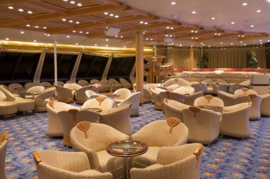 Cruise ship lounge clipart